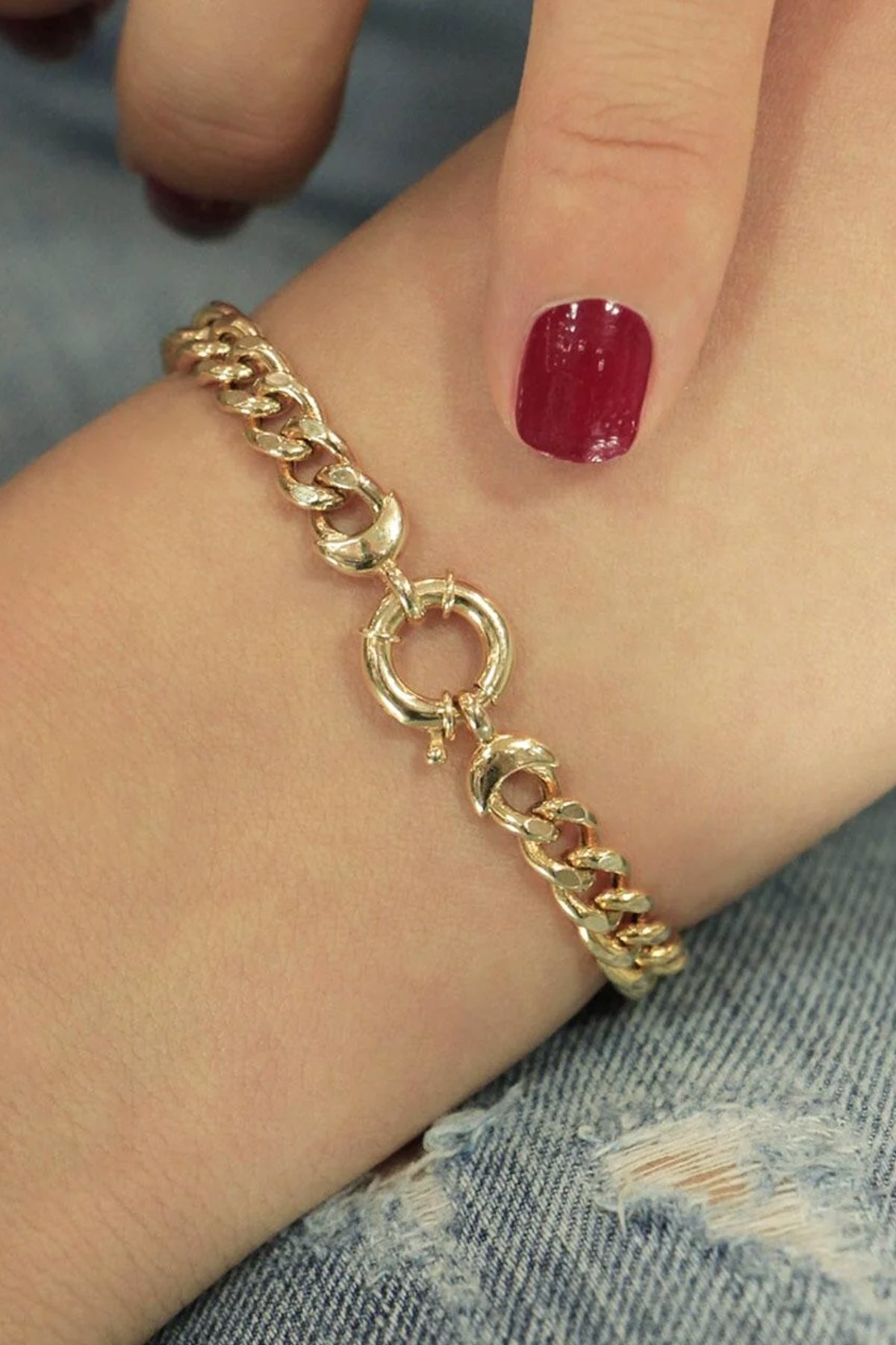 14K Gold Cuban Bracelet 4 0.244 inch
