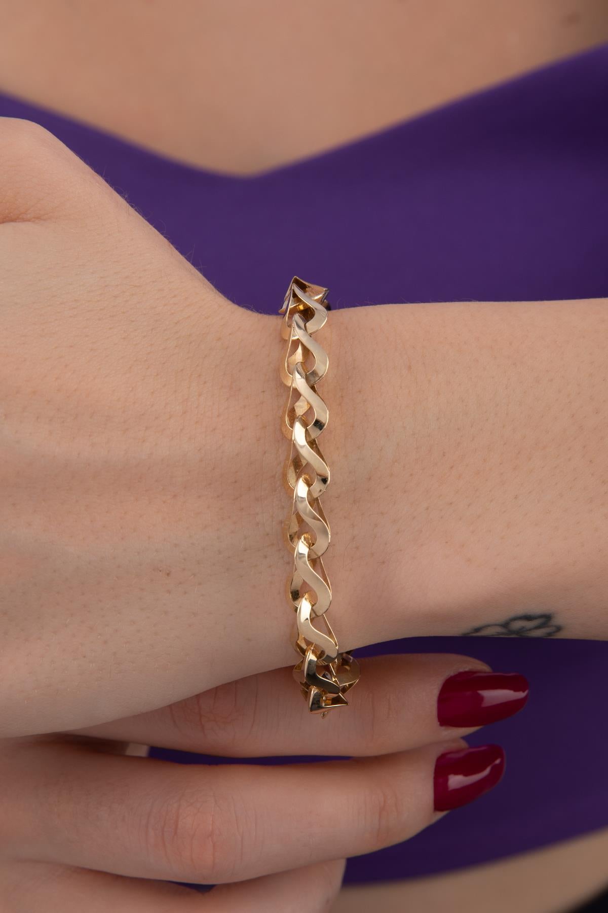 14K Gold Flora Bracelet