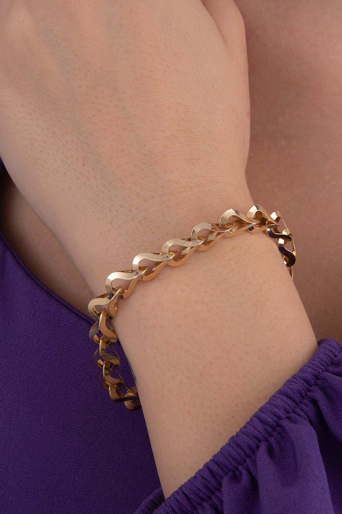 14K Gold Flora Bracelet
