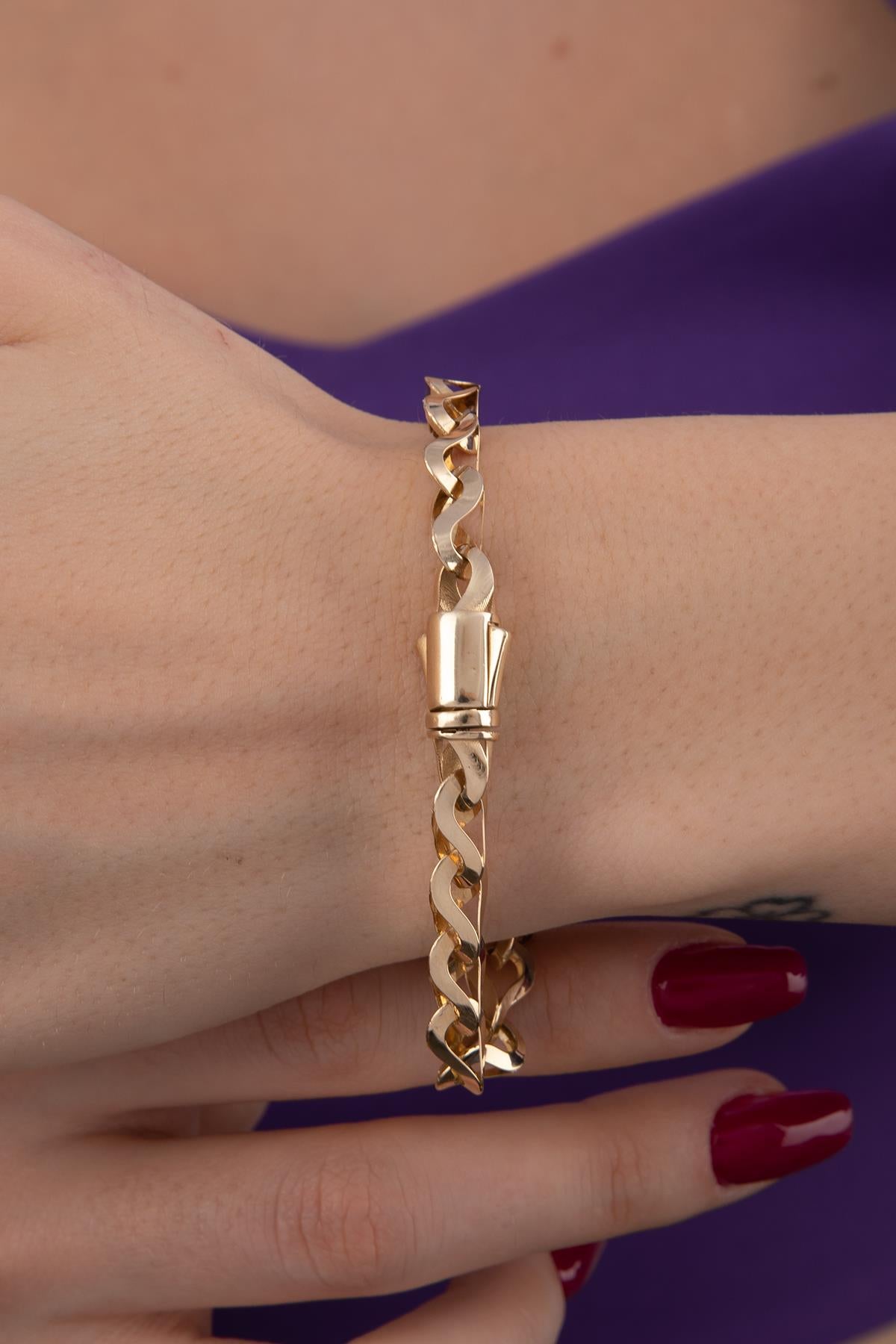 14K Gold Flora Bracelet
