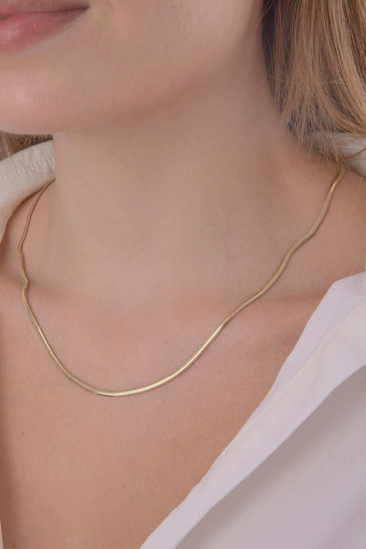 14K Gold Italian Chain Necklace