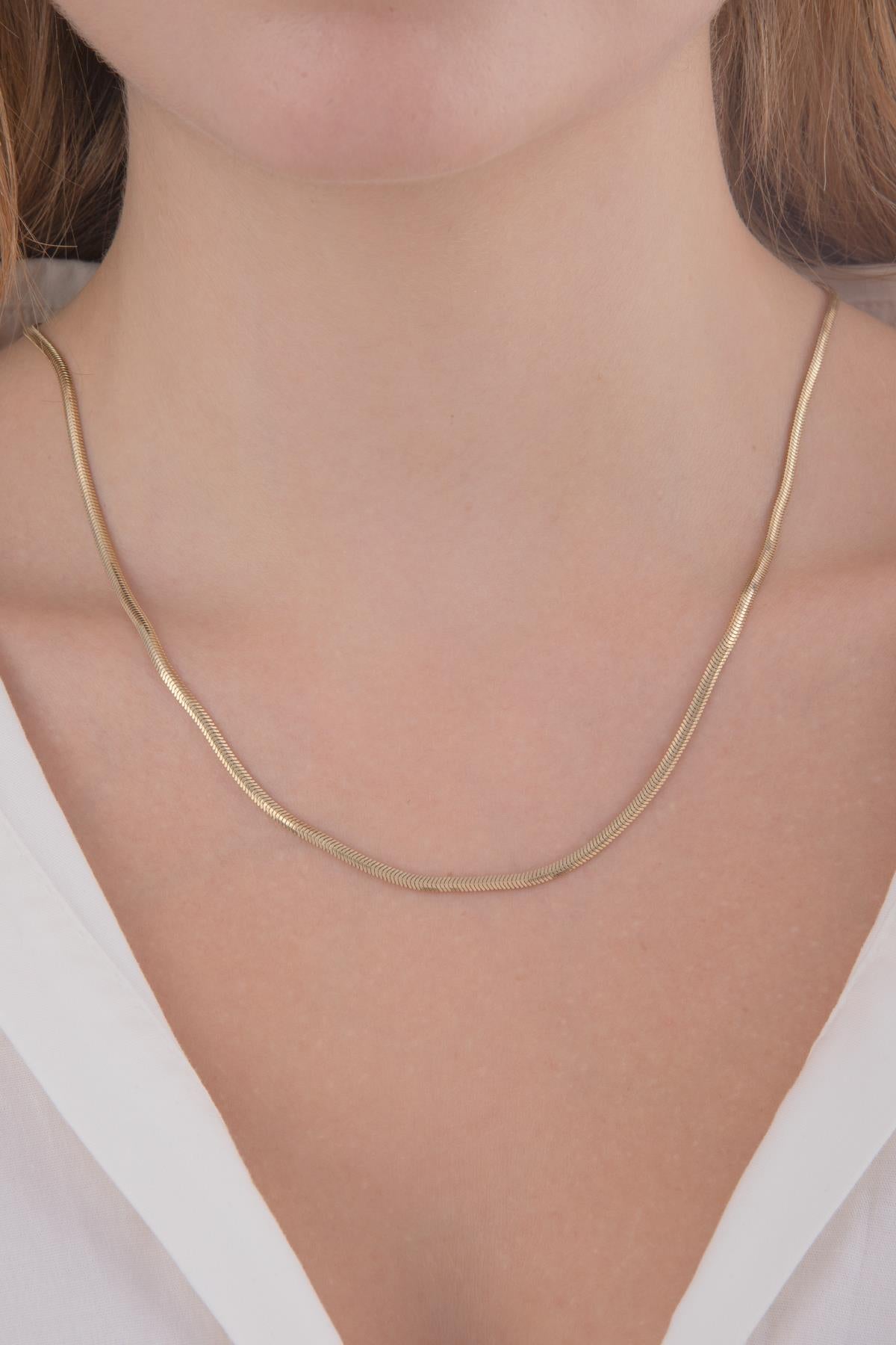 14K Gold Italian Chain Necklace