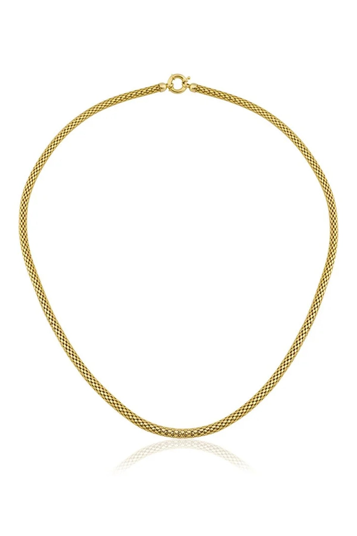 14K Gold Popcorn Chain