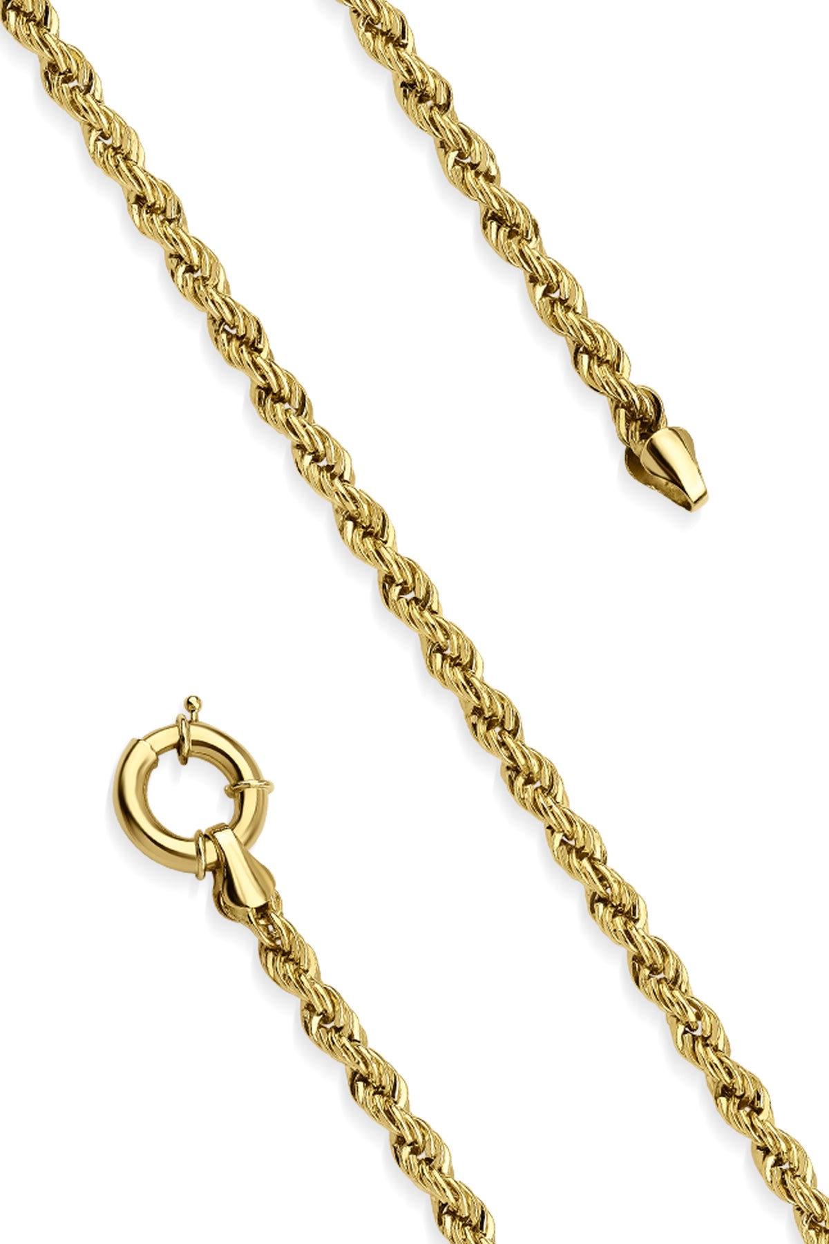 14K Gold Rope Bracelet