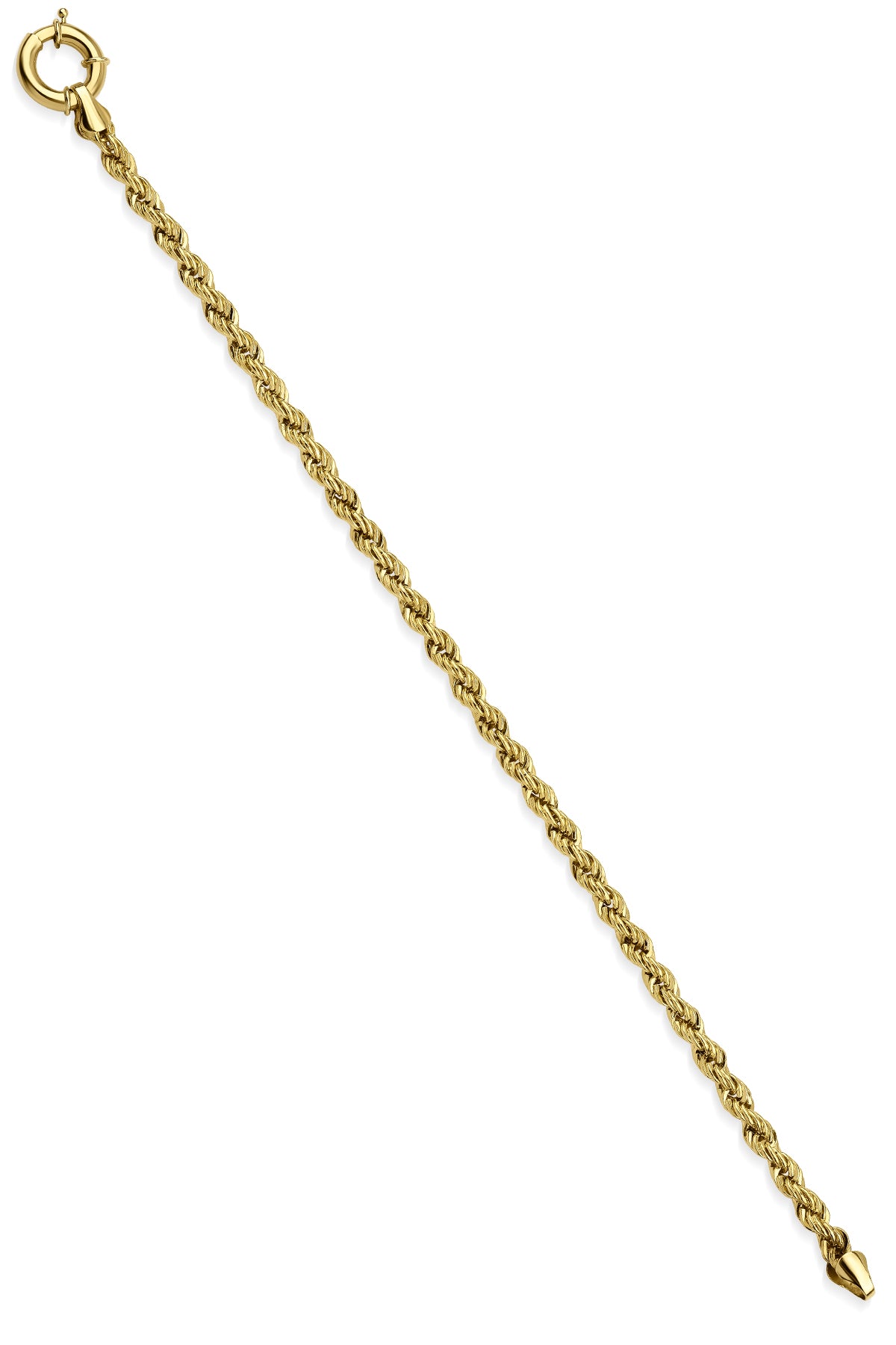 14K Gold Rope Bracelet