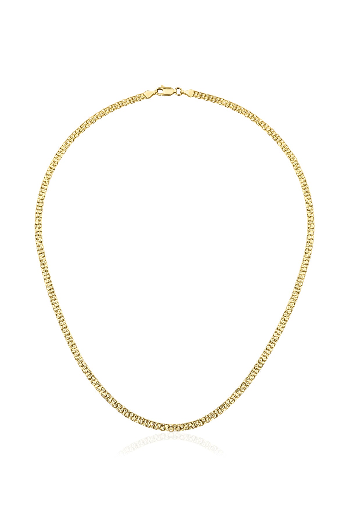14K Gold Candere Roosevelt Cable Chain  0.137 inch