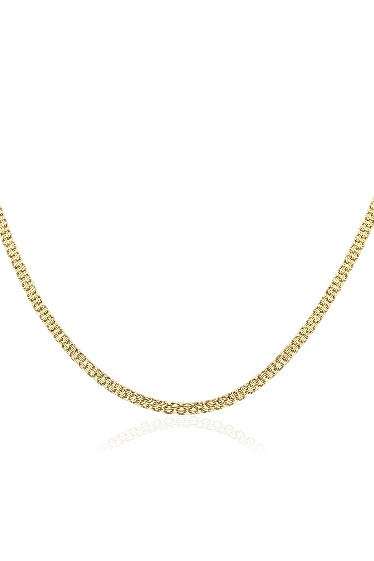 14K Gold Candere Roosevelt Cable Chain  0.137 inch