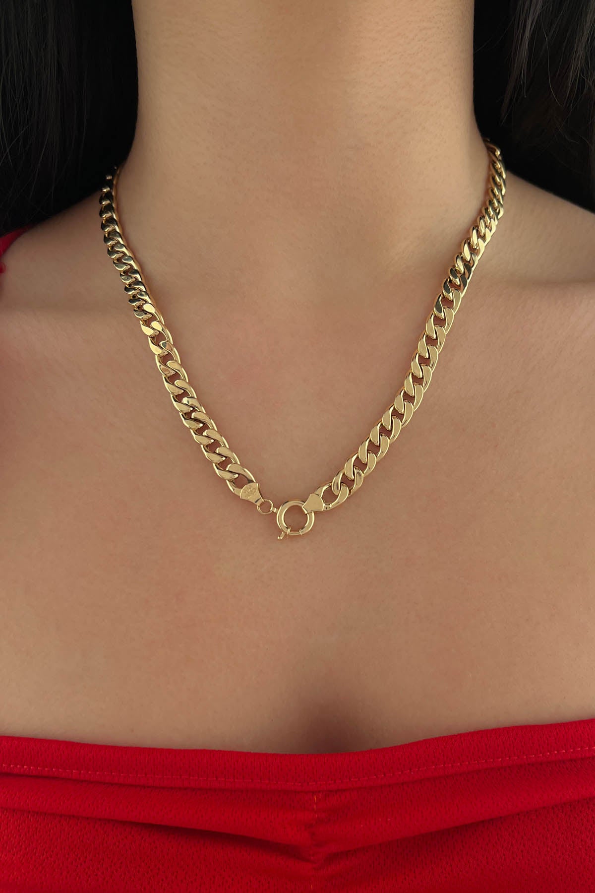 14K Gold Cuban Link Chain  0.309 inch