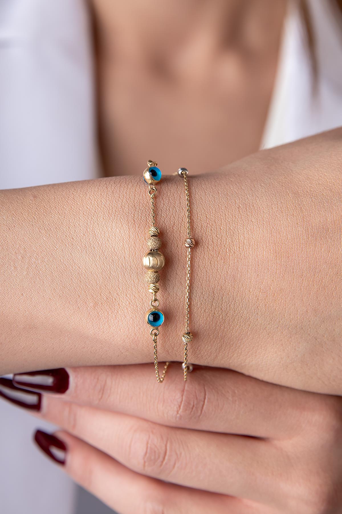 14K Gold Nova Bracelet
