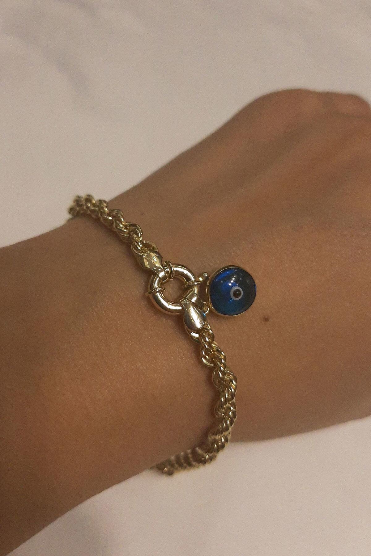 14K Gold Rope Bracelet